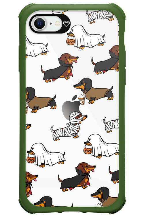 Scary Dachshund (Transparent) - Apple iPhone SE 2022