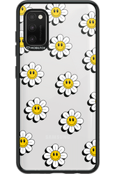 Smiley Flowers Transparent - Samsung Galaxy A41