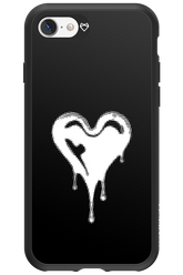 Heart Black - Apple iPhone 7