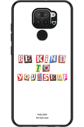 Be Kind To Yourself White - Xiaomi Redmi Note 9
