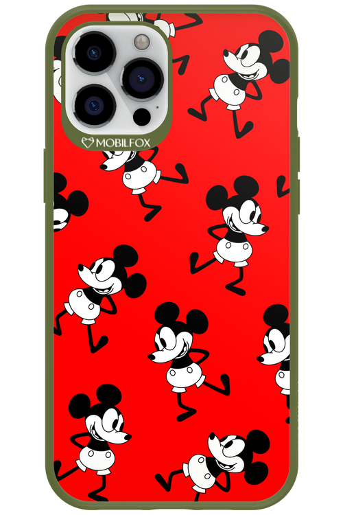 Iconic Mouse (red pattern) - Apple iPhone 12 Pro Max