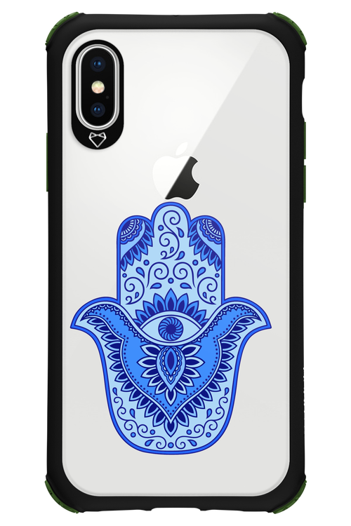 Hamsa Blue - Apple iPhone XS