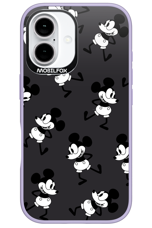 Iconic Mouse (antracite pattern) - Apple iPhone 16