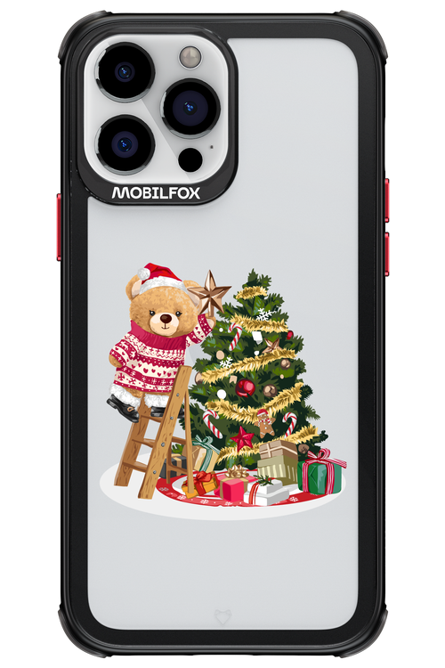 Christmas Bear (Transparent) - Apple iPhone 13 Pro Max