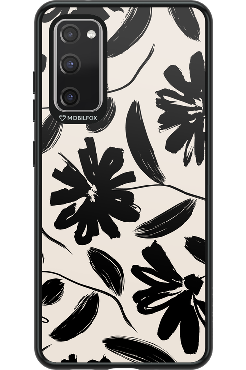 Monochrome Flowerss 2.0 - Samsung Galaxy S20 FE