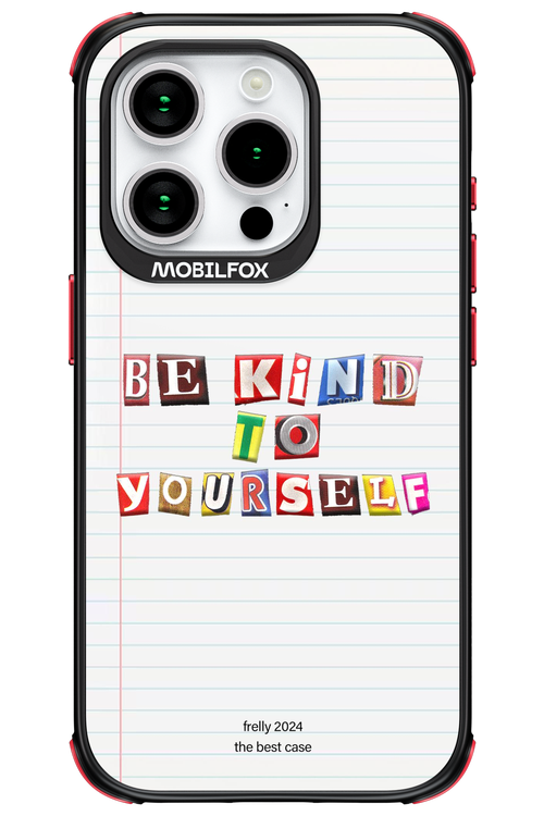 Be Kind To Yourself Notebook - Apple iPhone 15 Pro