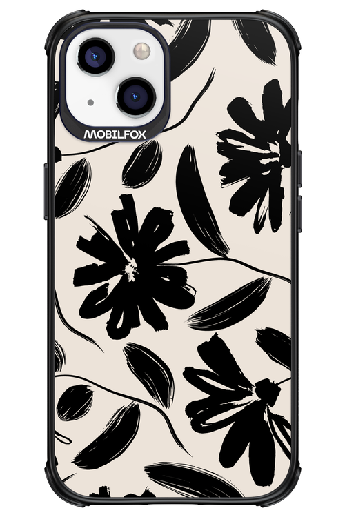 Monochrome Flowerss 2.0 - Apple iPhone 13