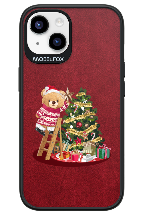 Christmas Bear (Burgundy) - Apple iPhone 14