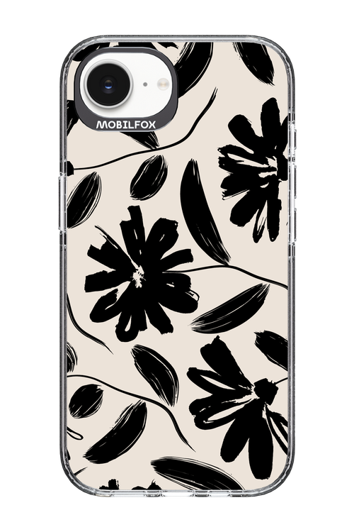 Monochrome Flowerss - Apple iPhone 16e