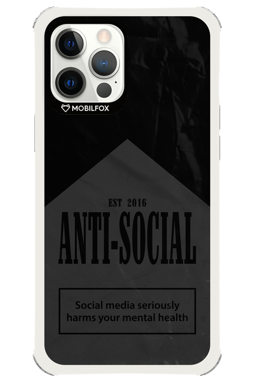 ANTI-SOCIAL (BLVCK) 2.0 - Apple iPhone 12 Pro Max