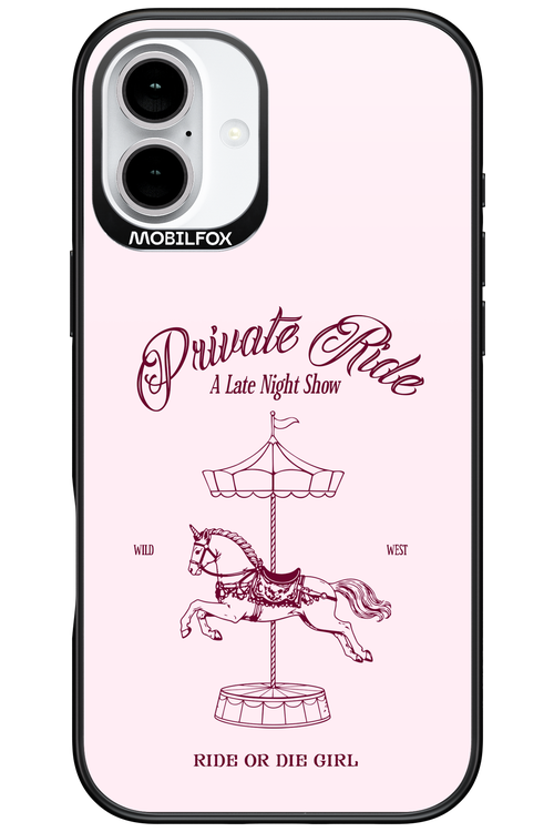 Private Ride 2.0 - Apple iPhone 16 Plus