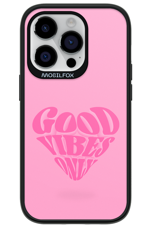 Good Vibes Heart - Apple iPhone 14 Pro