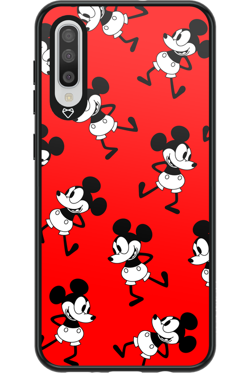 Iconic Mouse (red pattern) - Samsung Galaxy A50