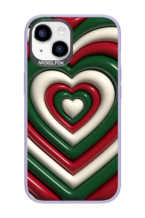 XMAS Hearts - Apple iPhone 14