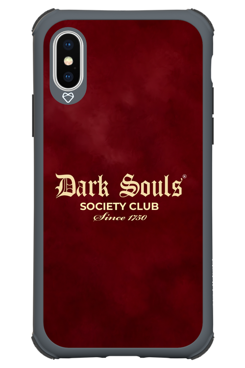 Dark Souls (Burgundy) - Apple iPhone XS