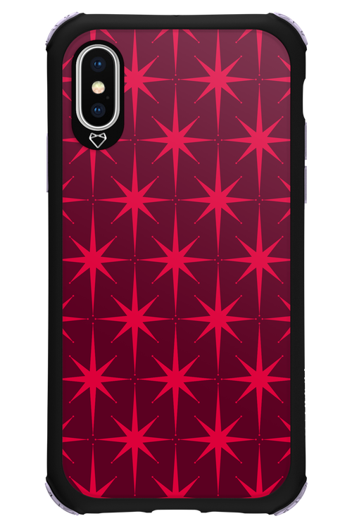 Burgundy Starss - Apple iPhone X
