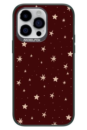 Burgundy Stars - Apple iPhone 14 Pro Max