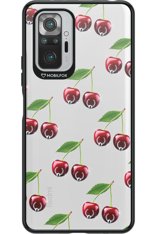 Spicy Cherries Transparent - Xiaomi Redmi Note 10 Pro