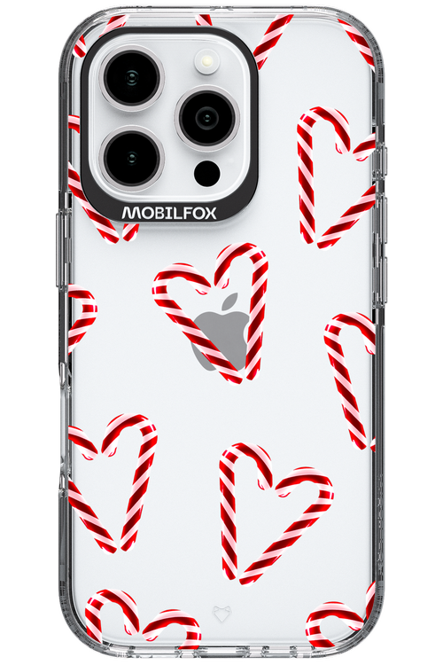 Candy Cane Hearts - Apple iPhone 16 Pro