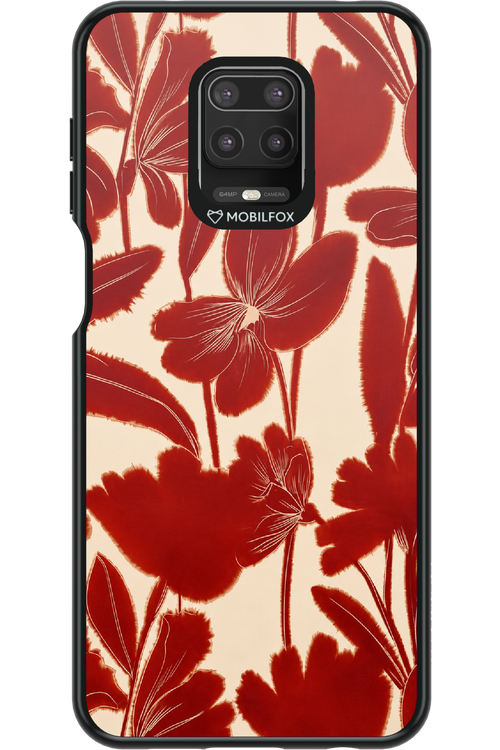 Burgundy Flowers 2.0 - Xiaomi Redmi Note 9 Pro