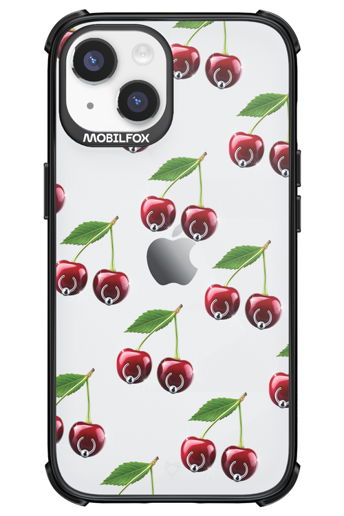 Spicy Cherries Transparent - Apple iPhone 14