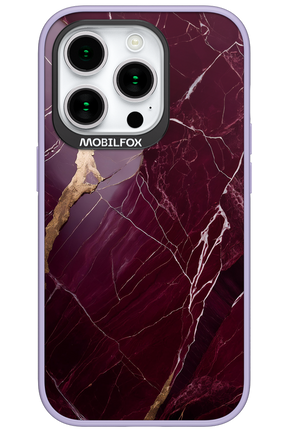 Burgundy Marble - Apple iPhone 15 Pro