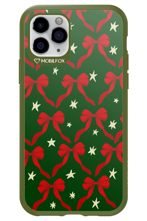 Bow & Stars (Green) - Apple iPhone 11 Pro
