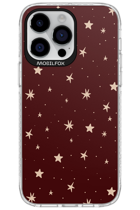 Burgundy Stars - Apple iPhone 14 Pro Max