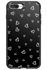 Monochrome Hearts 2.0 - Apple iPhone 7 Plus