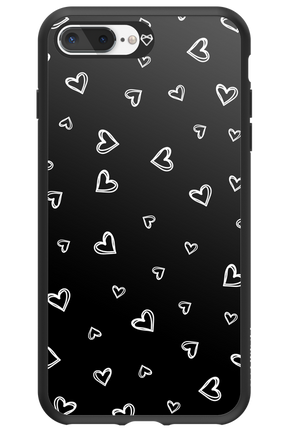 Monochrome Hearts 2.0 - Apple iPhone 7 Plus