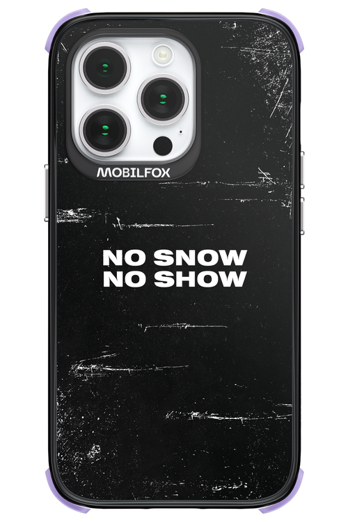 No snow, no show - Apple iPhone 14 Pro