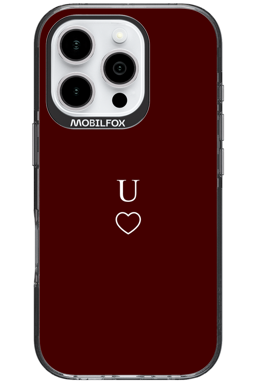 U Burgundia 2.0 - Apple iPhone 16 Pro