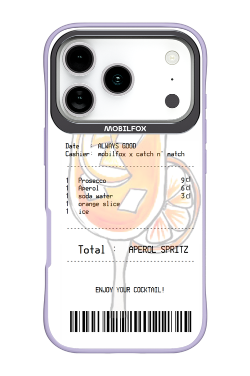 aperol spritz cocktail - Apple iPhone 17 Pro