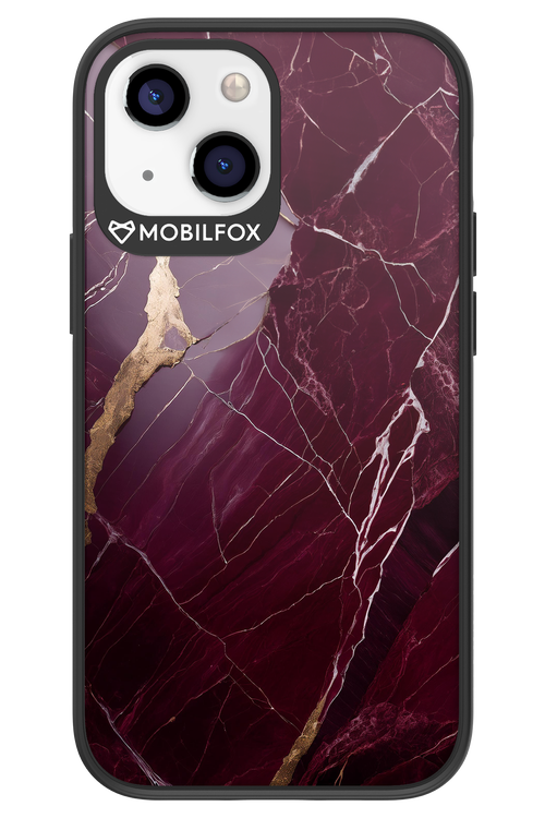 Burgundy Marble - Apple iPhone 13 Mini