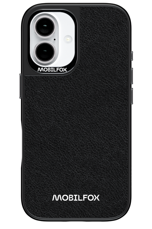 Logo White Leather 2.0 - Apple iPhone 16