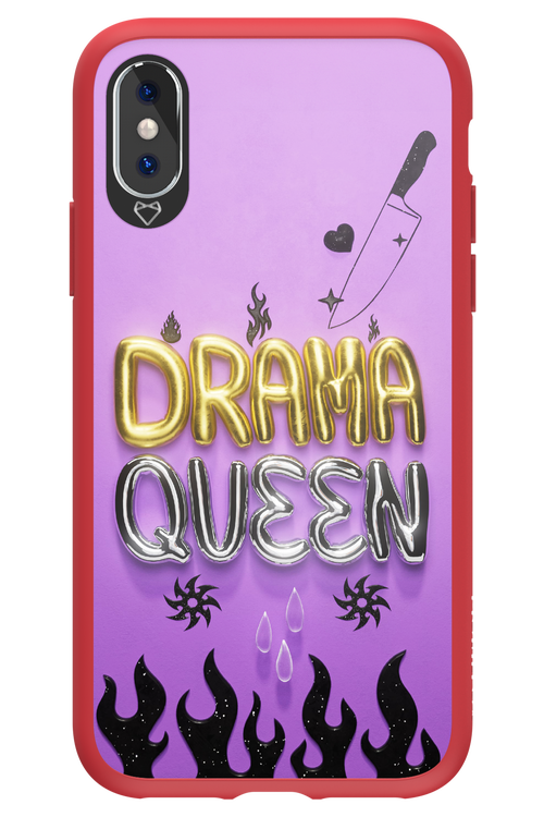 Drama Queen Purple - Apple iPhone XS