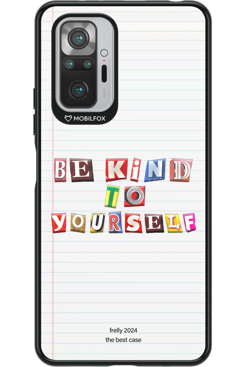 Be Kind To Yourself Notebook - Xiaomi Redmi Note 10S