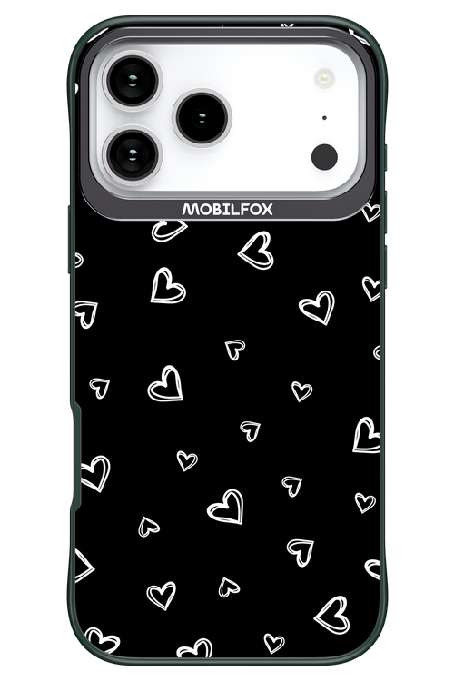 Monochrome Hearts 2.0 - Apple iPhone 17 Pro Max