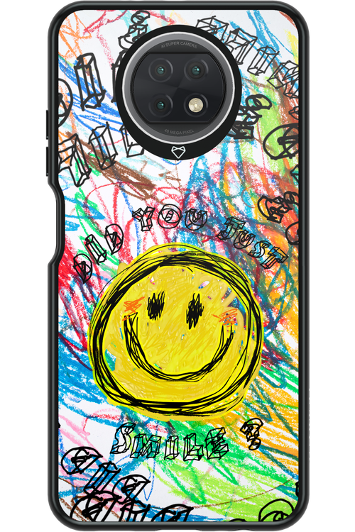 Crayon Smiley Colorful - Xiaomi Redmi Note 9T 5G