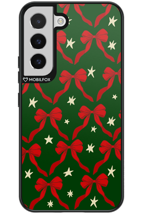 Bow & Stars (Green) - Samsung Galaxy S22