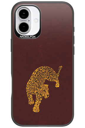 Burgundy Leopard - Apple iPhone 16 Plus