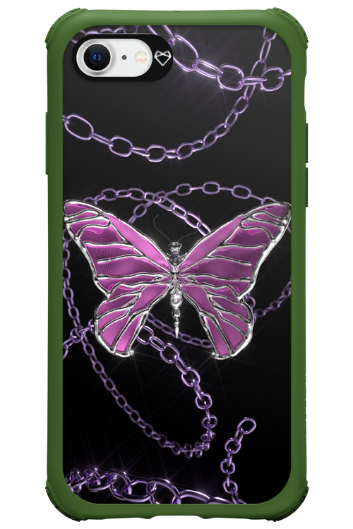 Butterfly Necklace - Apple iPhone SE 2022