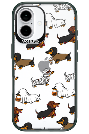 Scary Dachshund (Transparent) - Apple iPhone 16