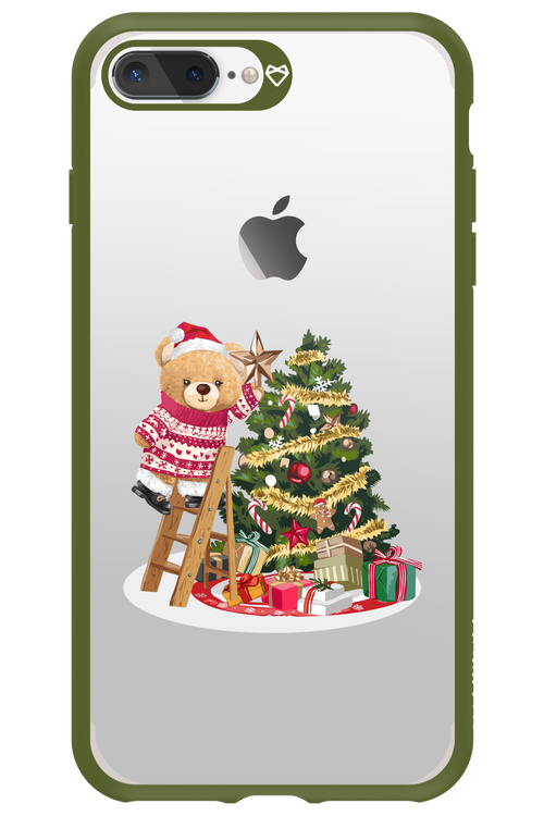 Christmas Bear (Transparent) - Apple iPhone 7 Plus