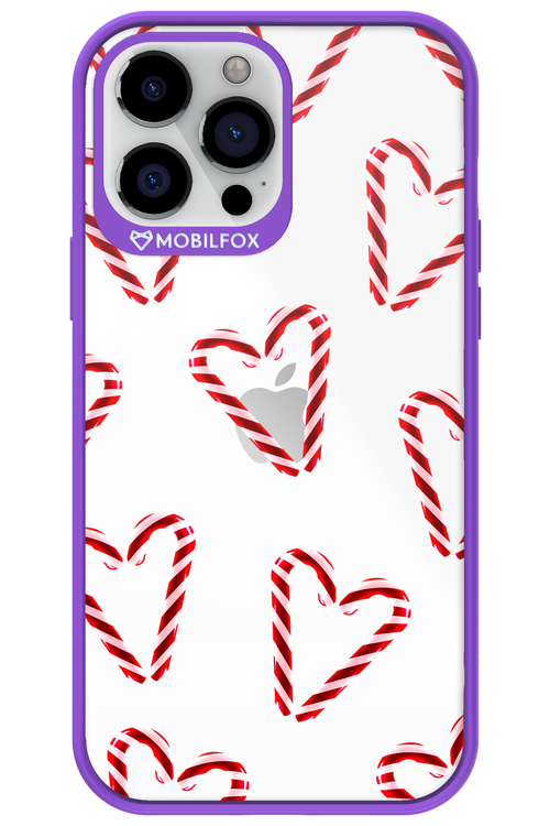 Candy Cane Hearts - Apple iPhone 13 Pro Max