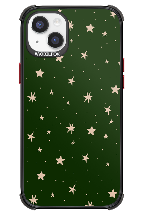 Forest Green Stars - Apple iPhone 14 Plus