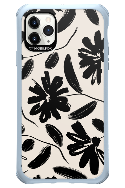 Monochrome Flowerss 2.0 - Apple iPhone 11 Pro Max