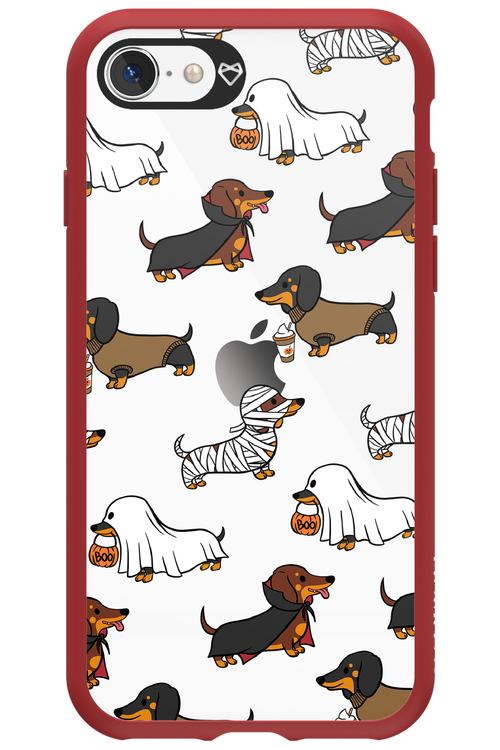 Scary Dachshund (Transparent) - Apple iPhone SE 2022