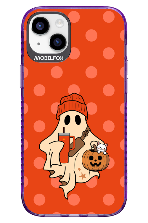 Ghost Girl (Orange) - Apple iPhone 14 Plus