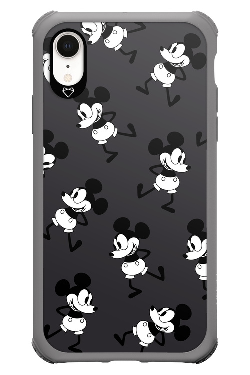 Iconic Mouse (antracite pattern) - Apple iPhone XR